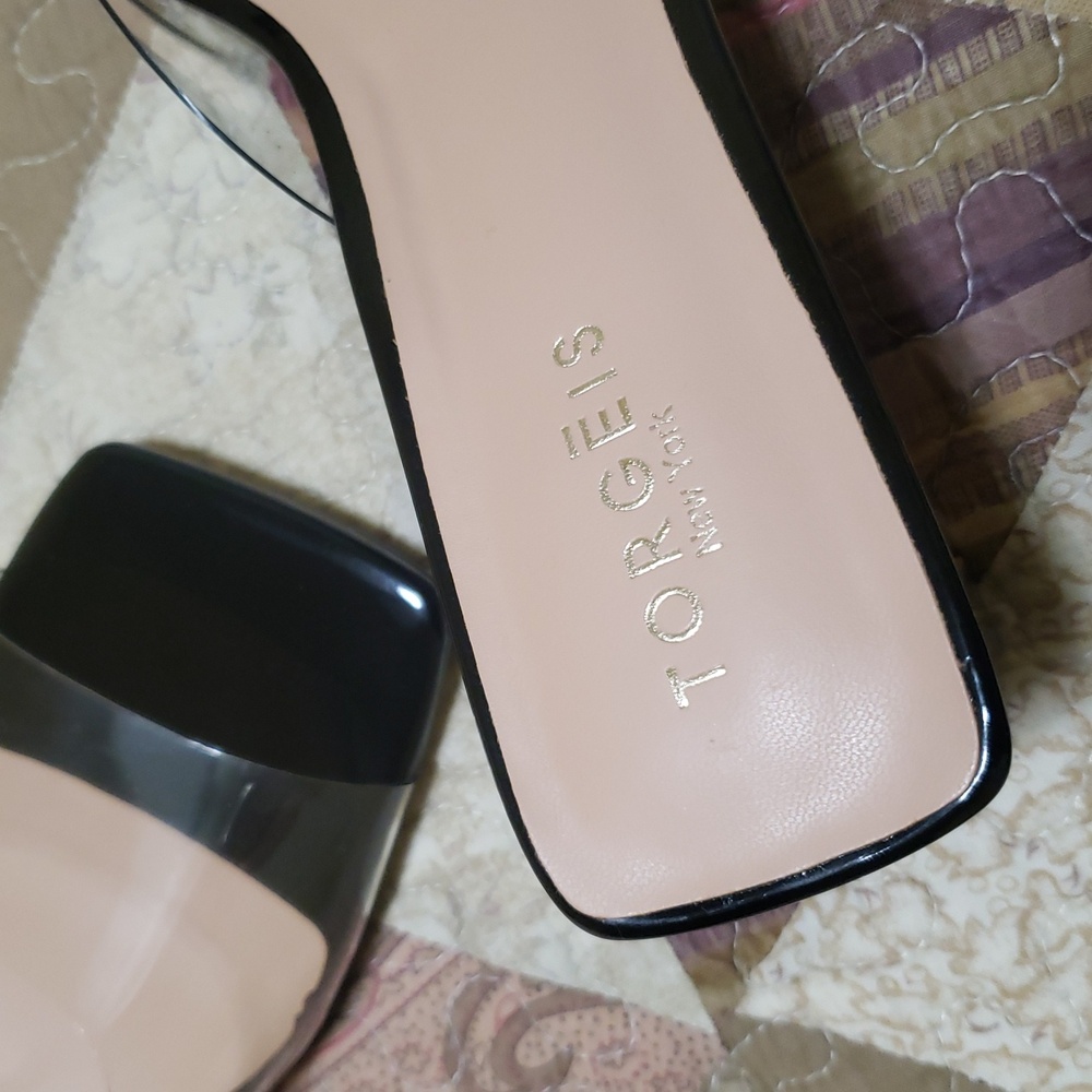 Torgฤis NY Clear Vamp Square Toe 10